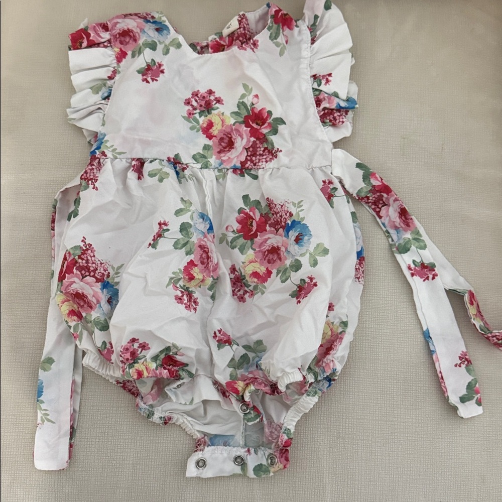 Floral Baby Romper